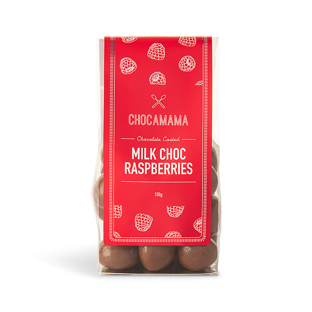 gift box delivery Melbourne needs the perfect sweet treat and our milk choc raspberries are it!