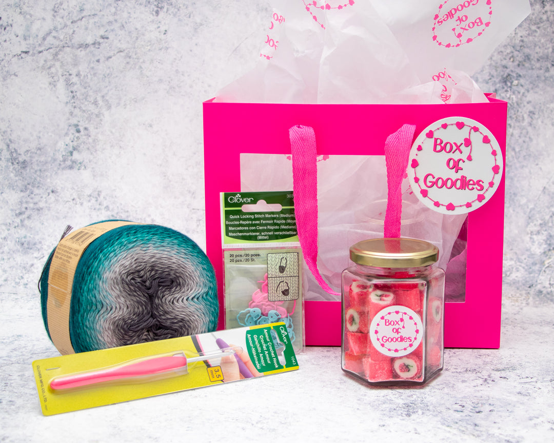 Bag Of Green Tea Tipple Crochet Goodies