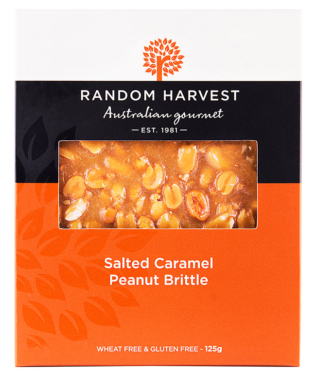 Random Harvest Salted Caramel Peanut Brittle for large and small gift boxes, Melbourne