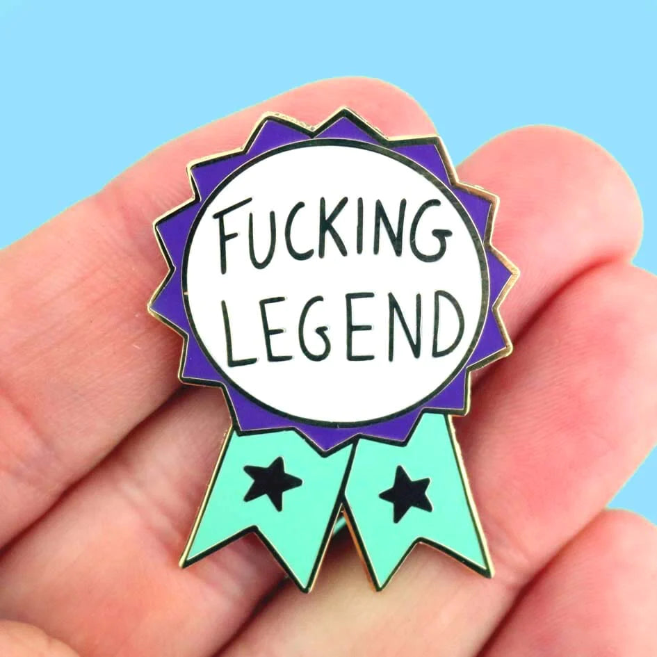 Birthday gifts delivered in melbourne will pop when you add a fucking legend enamel pin!
