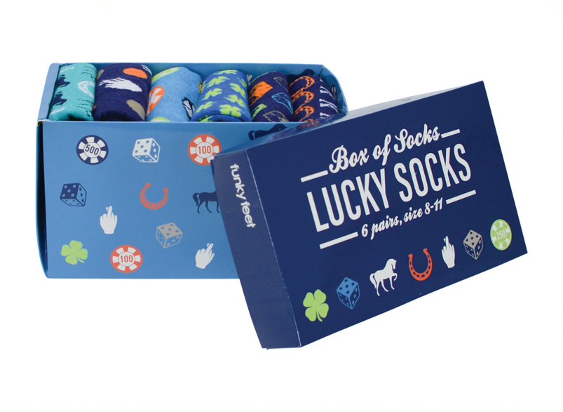 Lucky socks for Father's Day gift boxes in Melbourne
