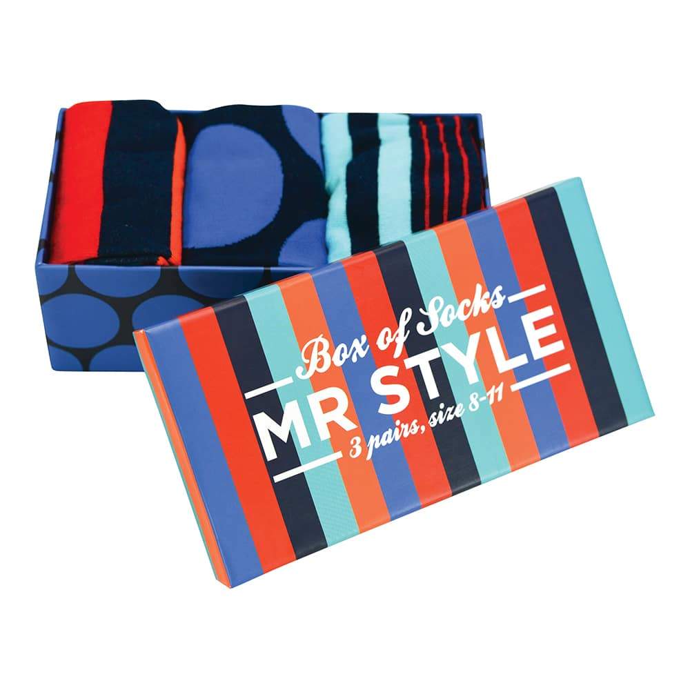 Father's Day gift choice of socks for delivery in gift boxes in Melbourne