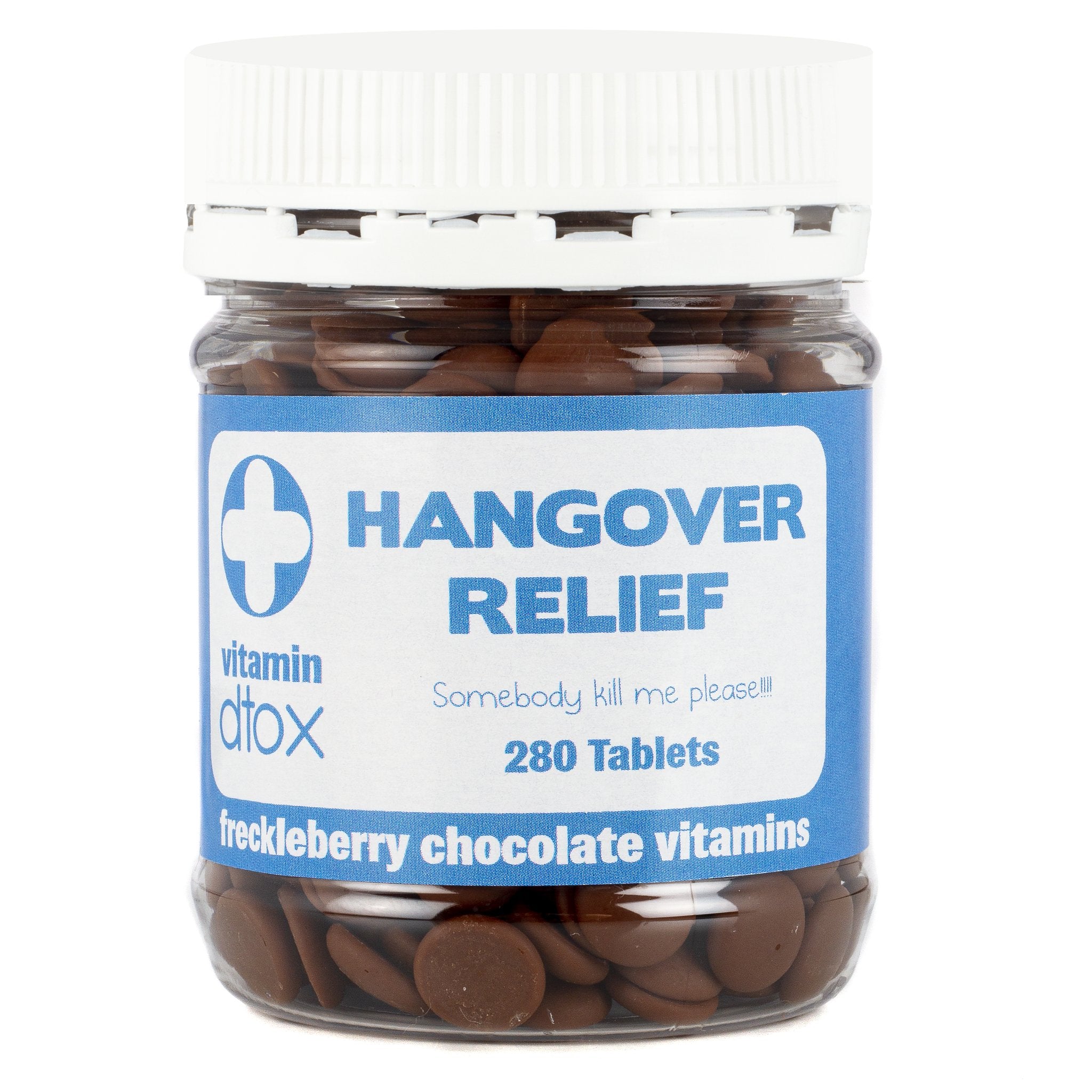 Hangover Relief chocolates for fun hangover gift basket deliveries, Melbourne.