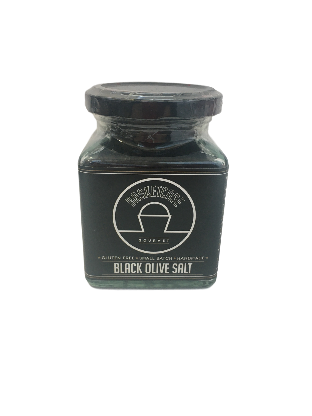 Black Olive Salt by Basketcase Gourmet 190gm