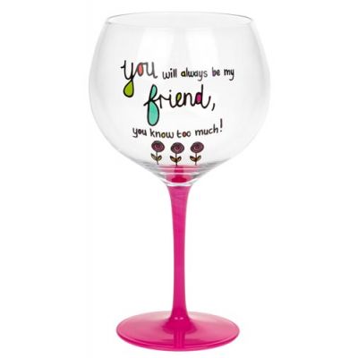 birthday gift baskets for her would not be complete without a wine glass with a special message!