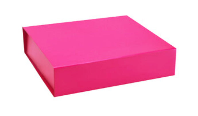 Closed image pink Keepsake Box for small or large gift boxes, Melbourne.
