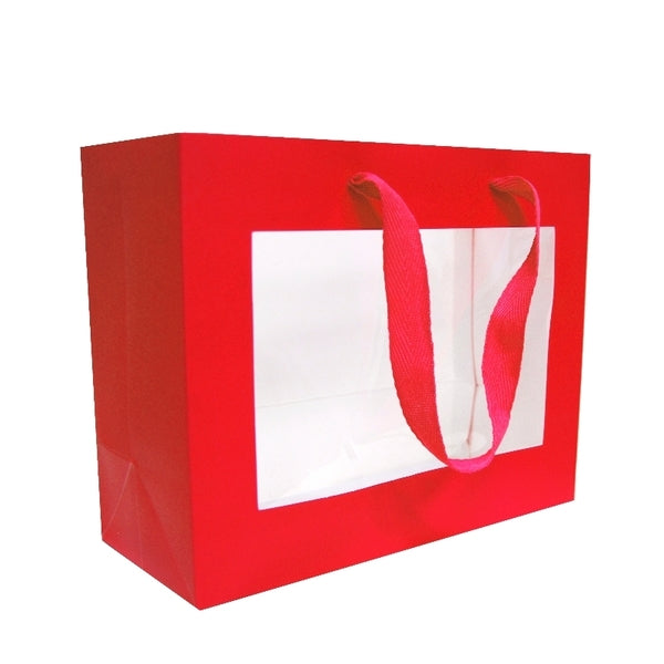 Red Window Gift Bag - Must Choose This, Blue Or Pink