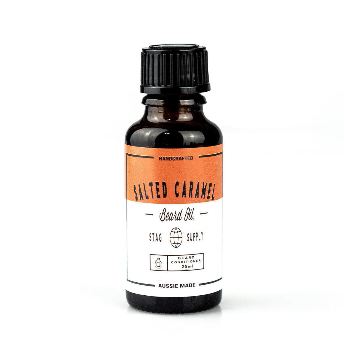 Stag Supply Salted Carmel Beard Oil, perfect for birthday gift ideas for him in Melbourne.