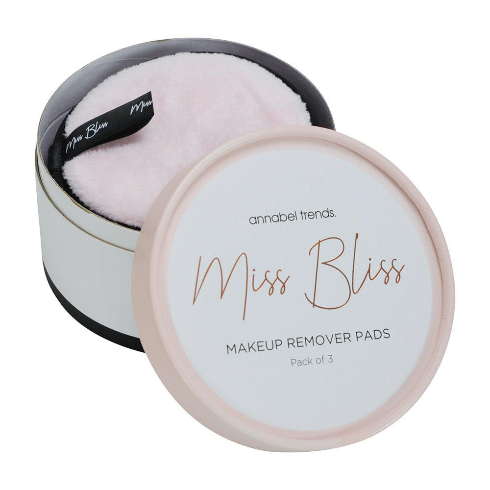 Gift box delivery item for Melbourne. Makeup remover pads - Miss Bliss